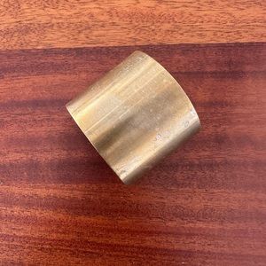 Cuff bracelet in brass